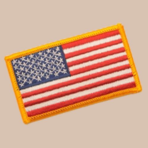 U.S. FLAG PATCH -Full Color - Forward Facing - - Click Image to Close